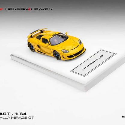 HH 1:64 Gemballa Mistrale Mirage GT Die Casting Alloy Simulation Car Model Desktop Ornament Collection Souvenir.