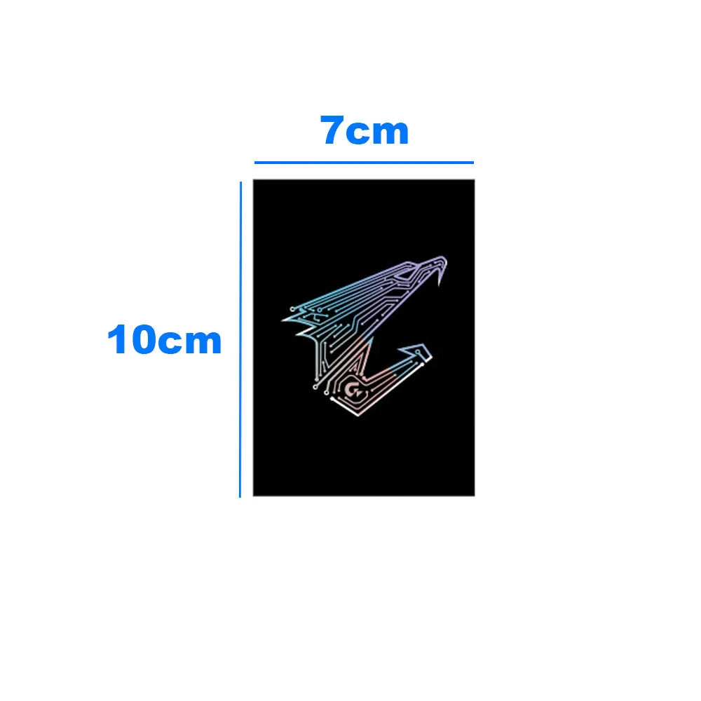 MOD PC Case/GPU/SSD ARGB Lighting Panels 5V 3pin AURA SYNC,ROG Gaming Cabinet Decoration Plate