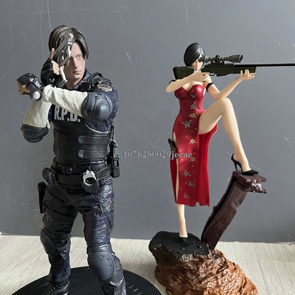 Biohazard Game Figure Biohazard Ada Wong Figure Jill Valentine Leon Kennedy Anime Figure Collection PVC Model Birthday Gifts