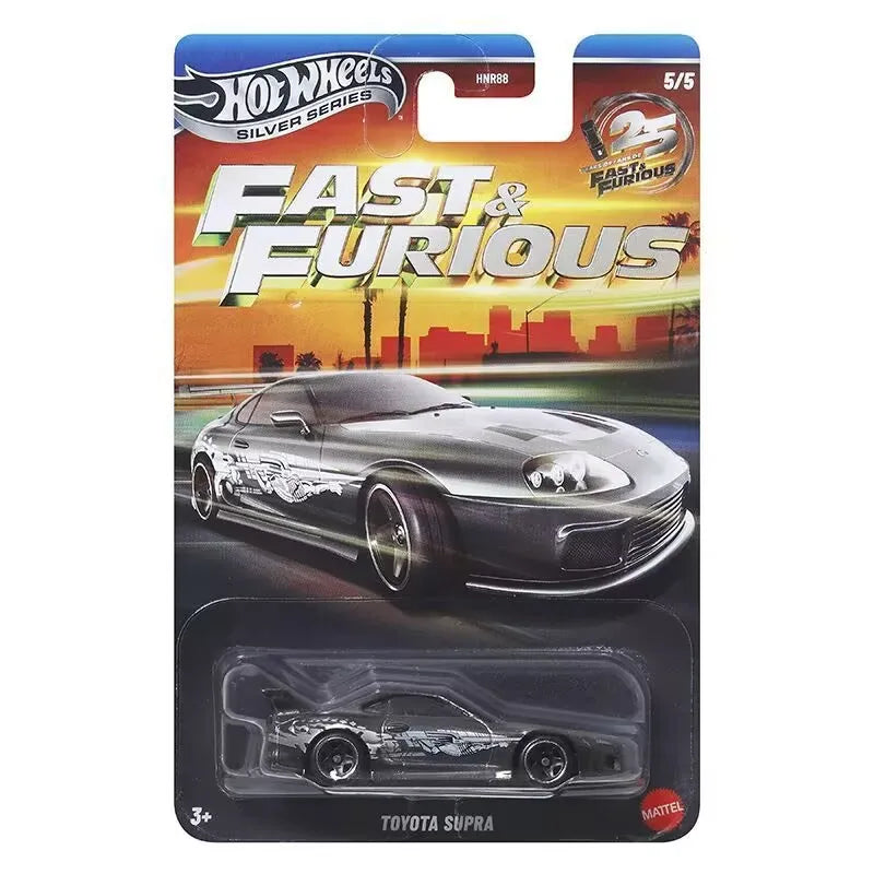 Hot Wheels HNR88 Gdg44 Fast & Furious 6q 1:64 Genuine In Stock 1970 DODGE TOYOTA SUPRA Diecast Model Car For Fans Gifts