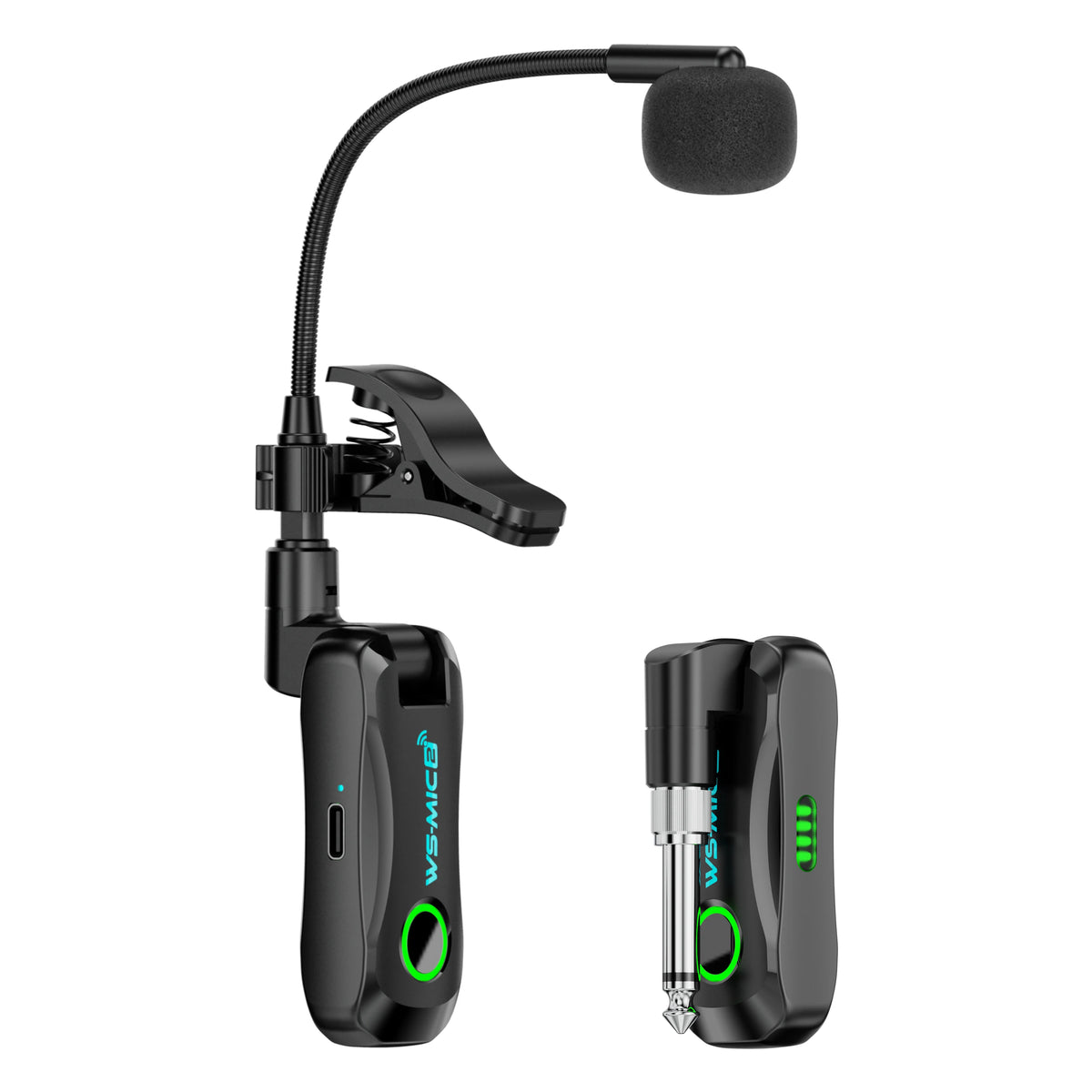 Wireless Acoustic Microphone for Saxophone – High-Quality Audio with Strong Anti-Interference