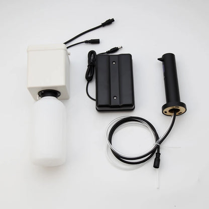 ZAPPO Black Sensor Soap Dispenser 500ML Automatic Kitchen & Bathroom Liquid Soap Lotion Dispenser Stainless Steel Wall Mounted