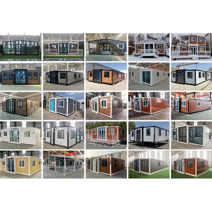 Hot Sale Mobile Tiny Home Forest Cabin Warehouse Barn Prefab House Expandable Steel Container House Sunroom Garden Rooms