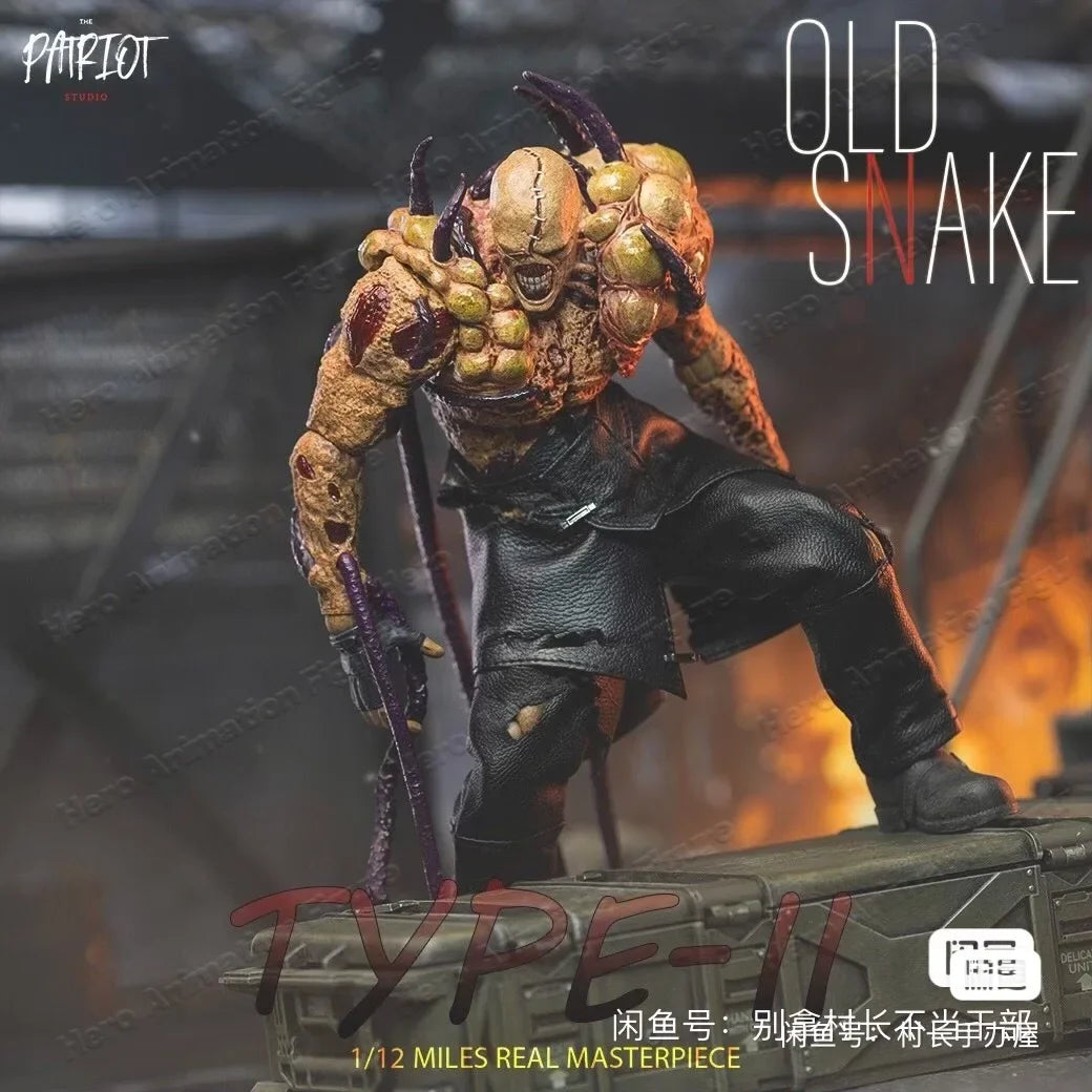 In Stock Patriot 1/12 Nemesis-T Tracker Type Resident Evil BIG BOSS Action Figure ACG Model Fashion Toy Desktop Collectibles