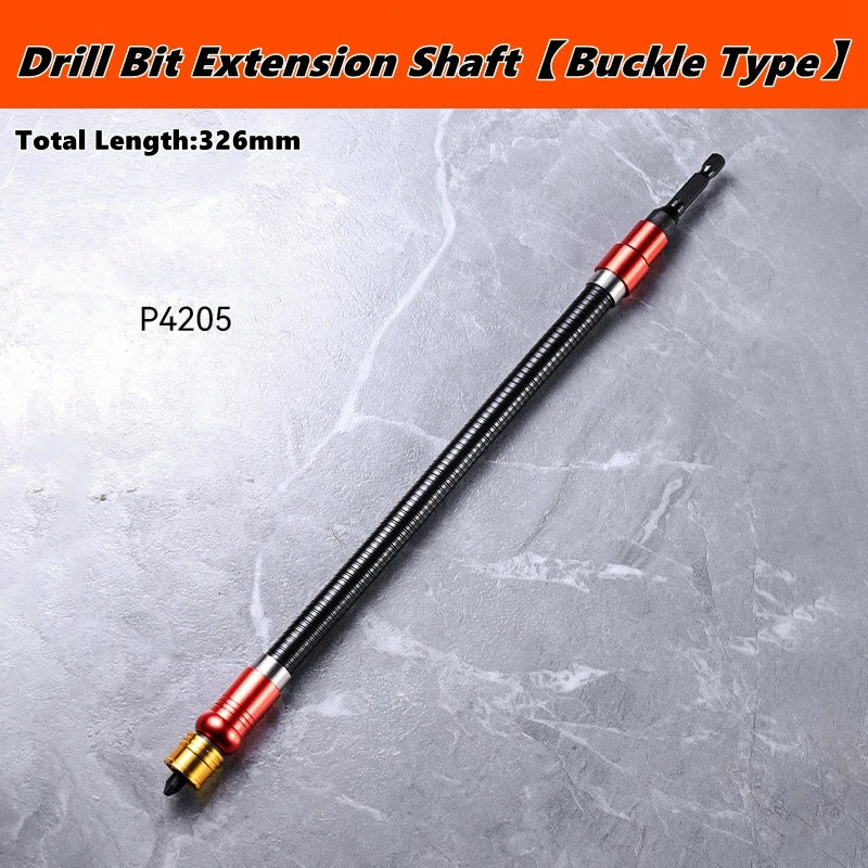 Bendable Elastic Drill Bit Extension Shaft Bits Magnetic Hex Soft Shaft Bar, Flexible Drill Bit Extension Screwdriver Bit Holder
