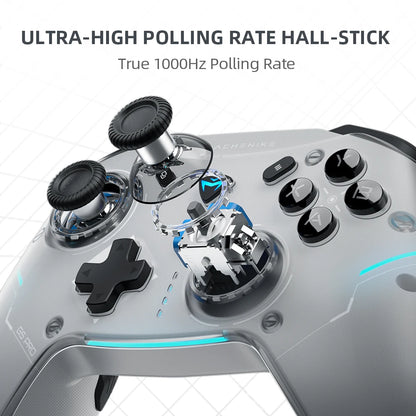 Machenike G5Pro Max SE Gamepads With Charging Dock Optional Hall Effect Joysticks Triggers RGB Light Wireless Gaming Controller