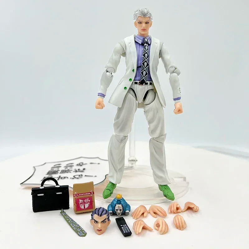 30cm JoJo's Bizarre Adventure Joseph Joestar Anime Figure Jojo no Kimyou na Bouken Jotaro Kujo Action Figure Model Doll Toy Gift