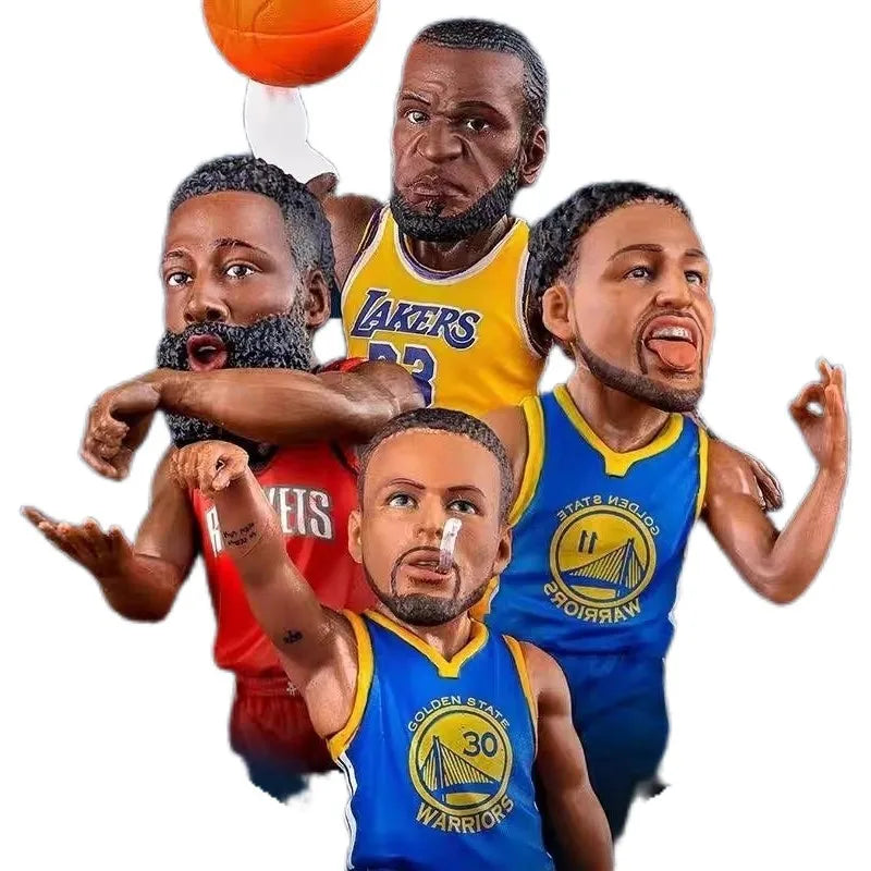 Basketball superstar James Curry Harden figure model statue ornament doll boy gift