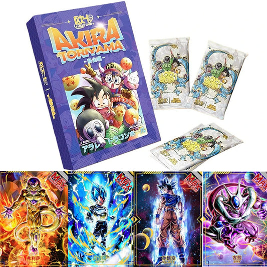 Akira Toriyama Dragon Ball Z Trading Cards Booster Box - Lucky Card Series DBZ Collectible Cards with Ultra Instinct Goku Vegeta