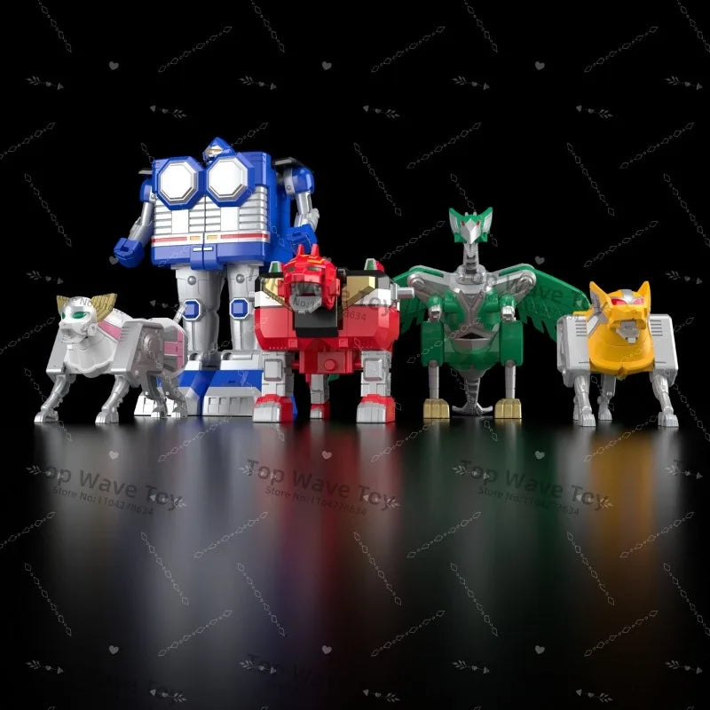 New Stock Bandai SHOKUGAN Star Animals Rangers-Galaxyman Action Toy Figures Galactic Orc Silver Armor King Anime Figures Toys
