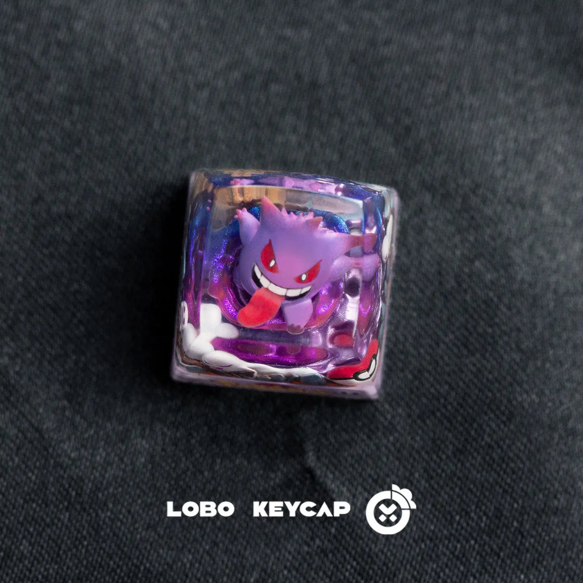 Pokemon Keycap Magikarp Gengar Esc Replace Keycap Resin Anime Kawaii Decor For Mechanical Keyboard Anime Collect Model Toys Gift