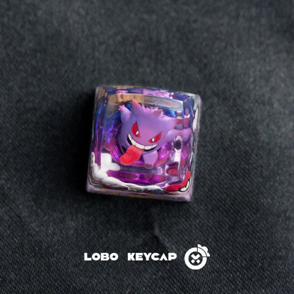 Pokemon Keycap Magikarp Gengar Esc Replace Keycap Resin Anime Kawaii Decor For Mechanical Keyboard Anime Collect Model Toys Gift