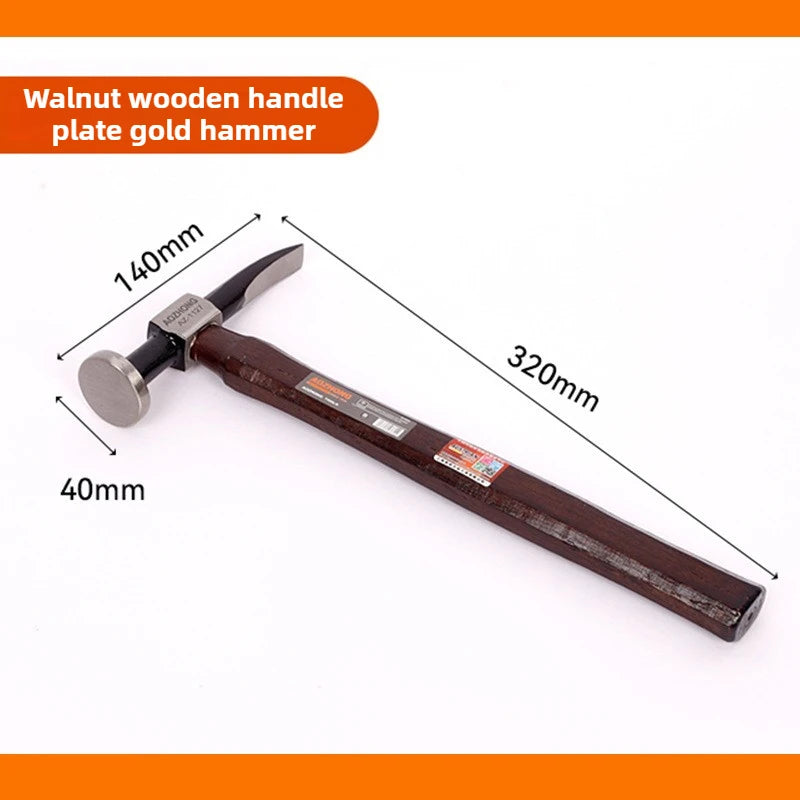 Sheet Metal Hammer High Carbon Steel Detection Auto Repair and Maintenance Carpenter Hammer Multifunctional Hand Tool