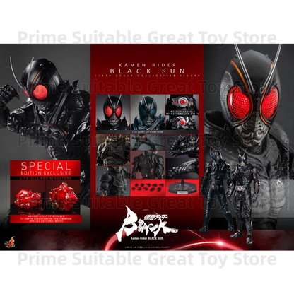 【In Stock】HOTTOYS HT 1/6 Kamen Rider TMS100 Black Sun TMS101 Shadowmoon TMS106 Battle Hopper Motorcycle Gift&Collection