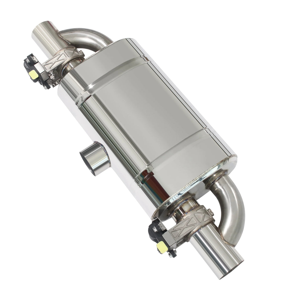 Universal Valved Muffler Kit Center In Dual Out Remote Controller Kit Performance Valved Muffler T Style Electronic Exhaust