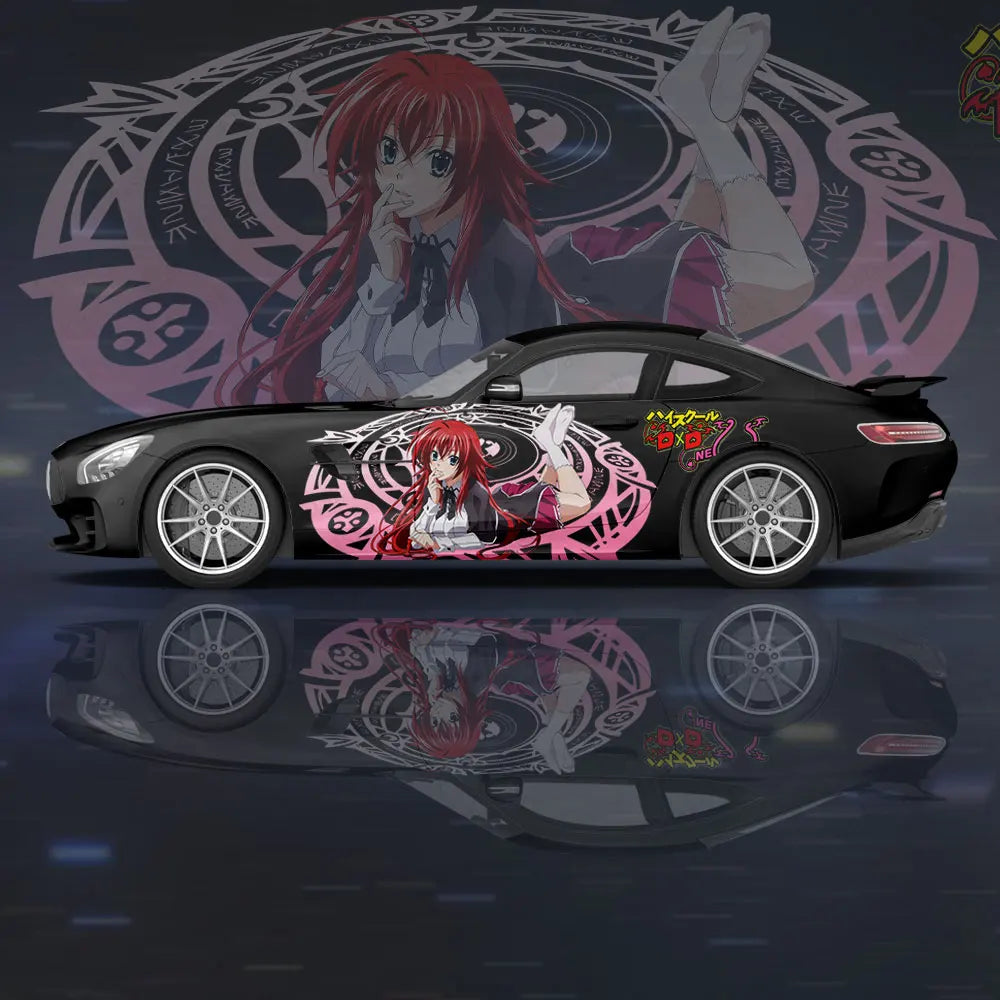High School DxD Girl Car Wrap Protect Stickers Car Decal Creative Sticker Car Body Appearance Modification Decorative Sticker
