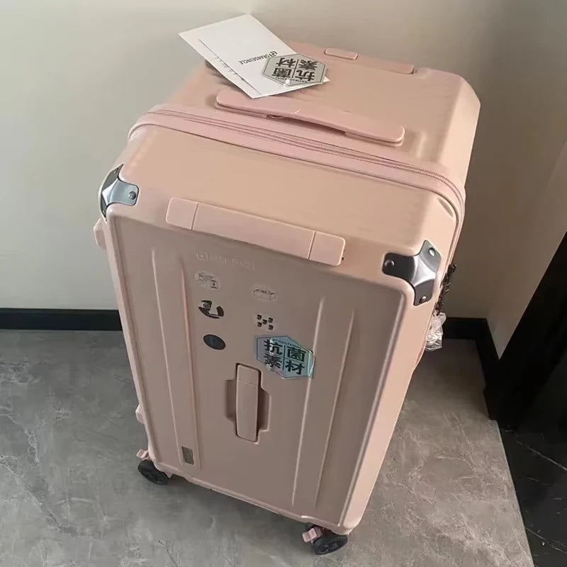 COLENARA Extra Large Capacity Luggage 20 Inch Boarding Case 22"24"26"28"30"32"34"36"40" ABS+PC Trolley Case Rolling Suitcase