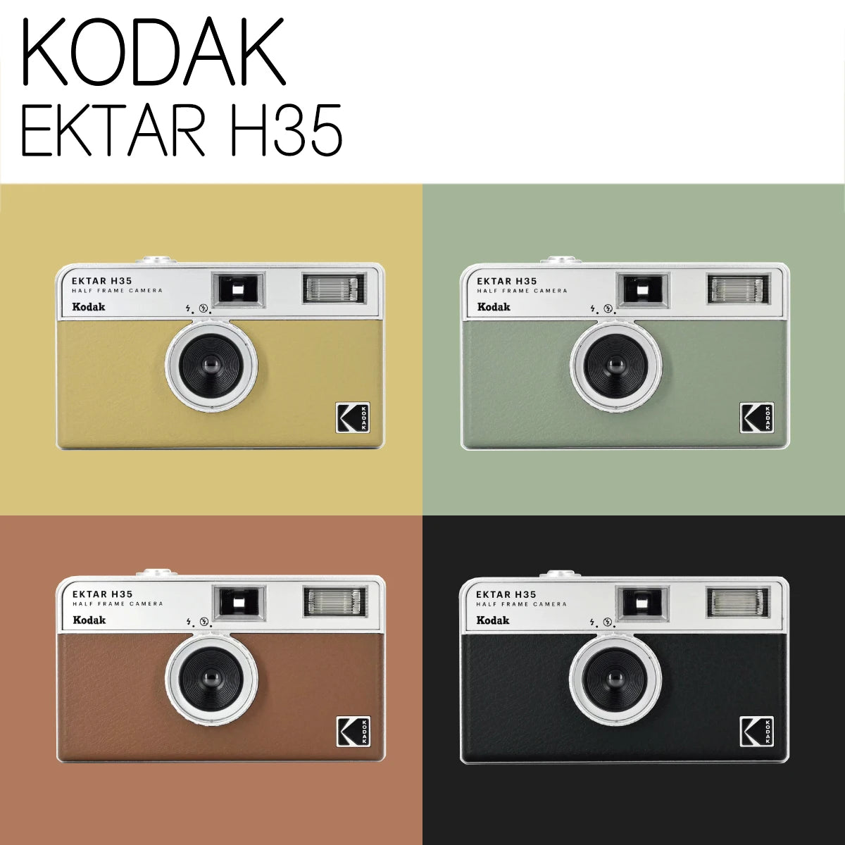 Original KODAK EKTAR H35 KODAK H35N Half Frame Camera 35mm Kodak Film Camera Reusable Film Camera Optional ColorPlus 200 Film