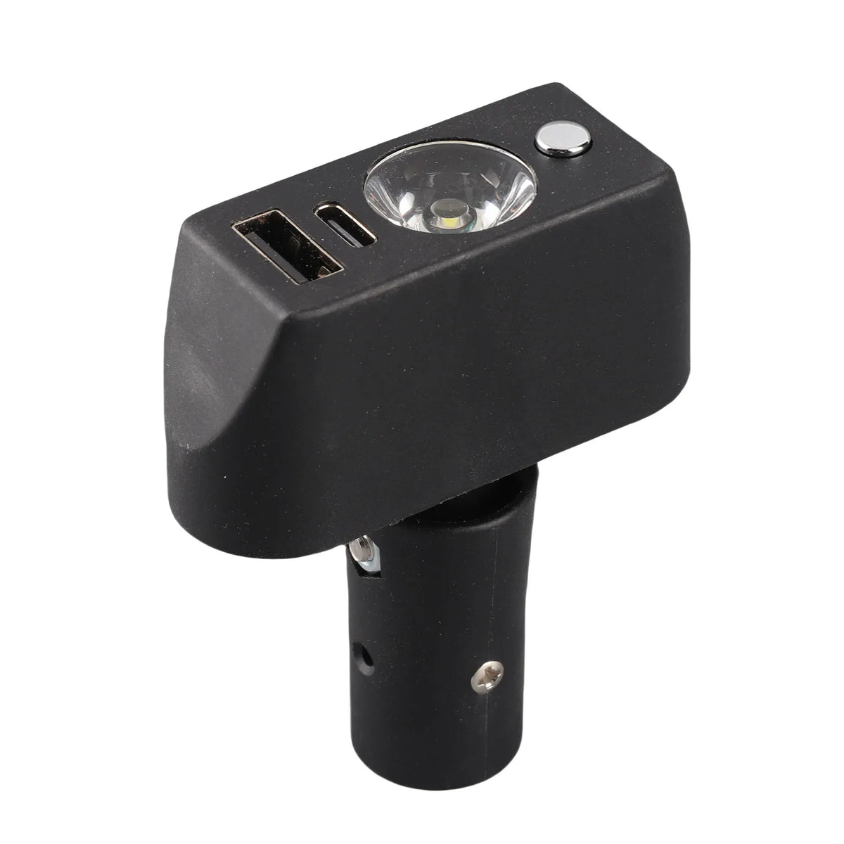 Electric Wheelchair Light 3 Pin XLR Head USB Charging Adjustable Angle LED Power Wheelchair Lighting Controller