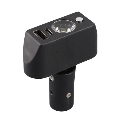 Electric Wheelchair Light 3 Pin XLR Head USB Charging Adjustable Angle LED Power Wheelchair Lighting Controller