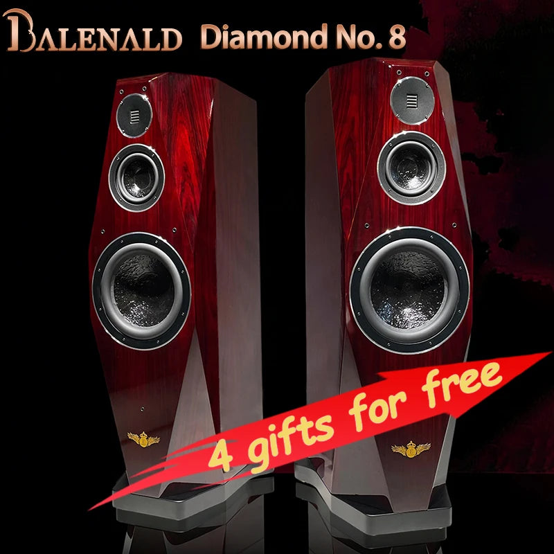 Balenald Home Theater Diamond No. 8 Super Fever-Grade HiFi High-Fidelity High-End Speaker Audio Floor Box
