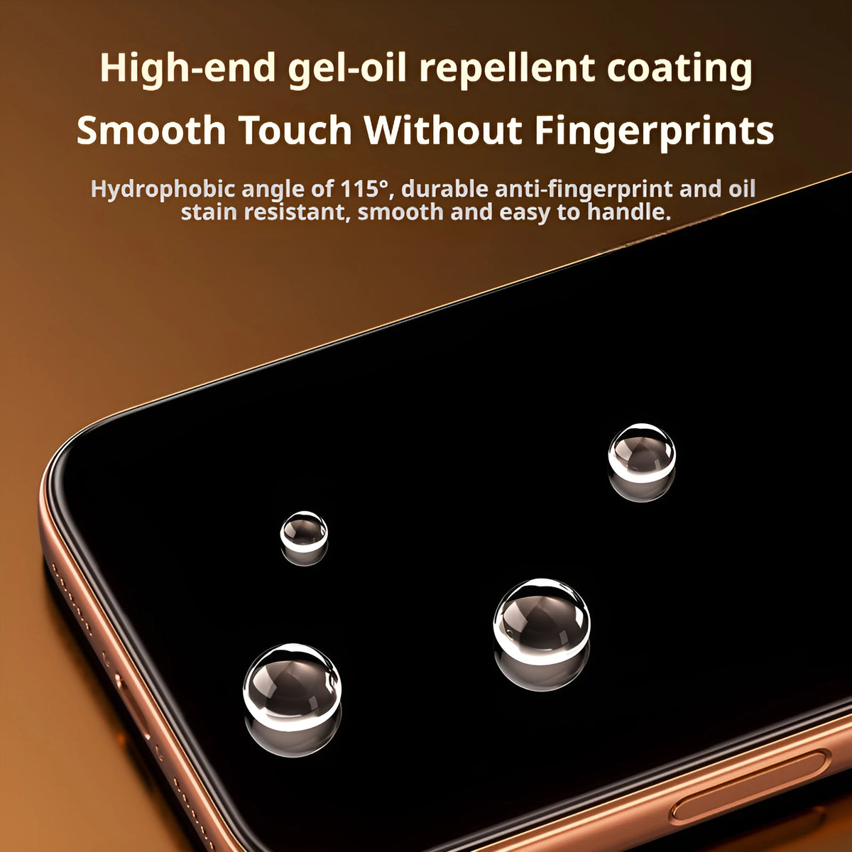 SAMZHE 3D Hot-bending Tempered Glass For iPhone 17 ProMax 16Pro HD Full Coverage Screen Protector Film For 0.23mm Ultra-thin
