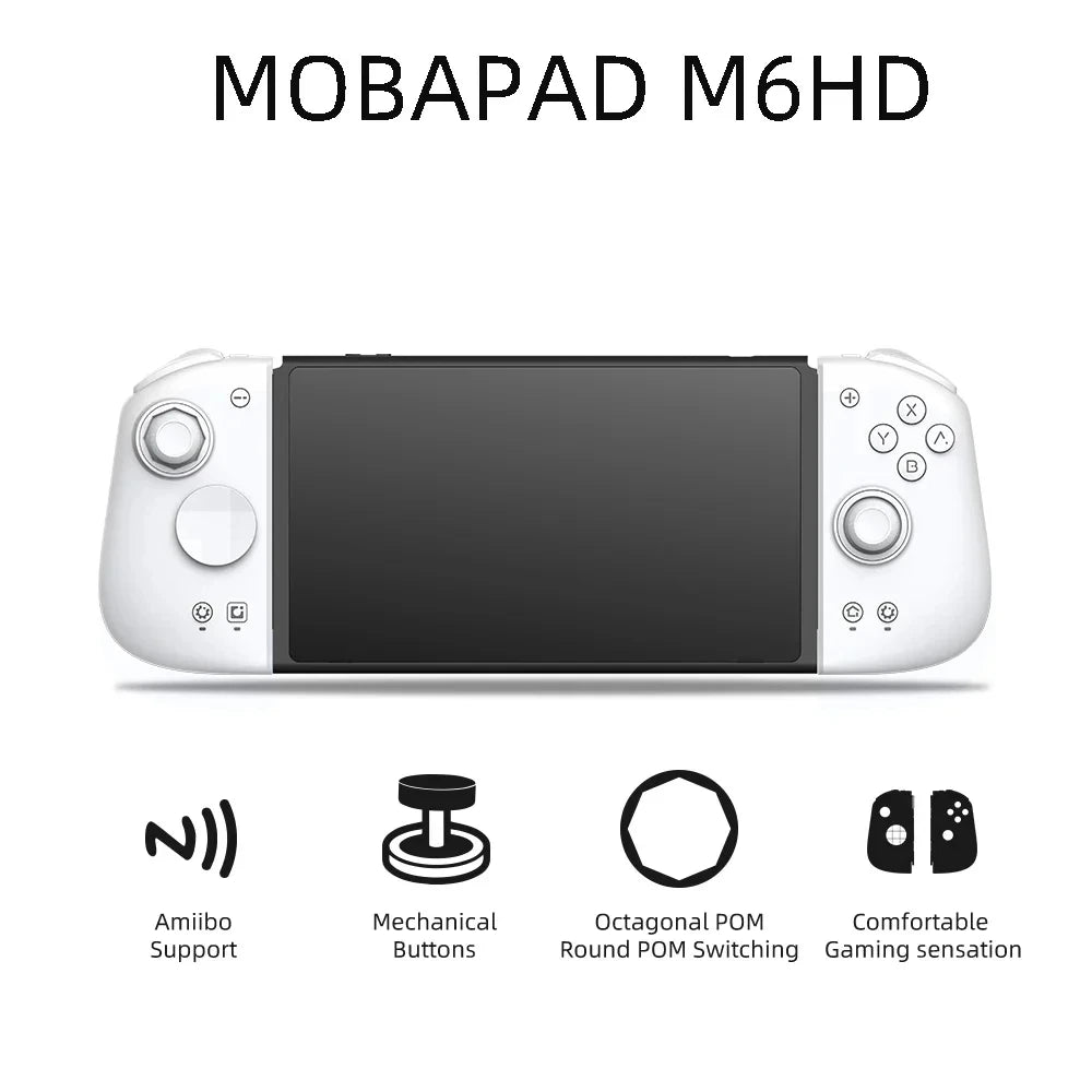 Mobapad M6 / M6S HD Joycons Support For Nintendo Switch Controller Adjustable Joystick Hall Effect Controller M6S Gamepad
