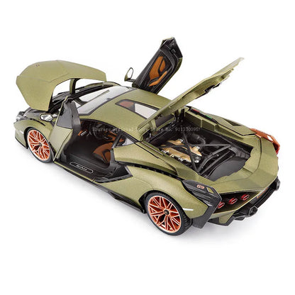 Bburago 1:18 Scale Lamborghini Sian FKP 37 Alloy Luxury Vehicle Diecast  Cars Model Toy Collection Gift