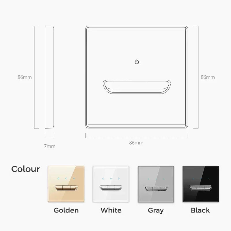 British French Standard Tempered Glass Switch Socket with Indicator Light Self-Reset 1 2 3 4 Gang Wall Panel Outlets 2usb Socket