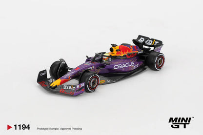 MINIGT 1:64 McLaren MP4/4 #12 Ayrton Senna Bugatti W16 Mistral Oracle Red Bull Racing RB19 #1 Alloy Diecast Car Model Collection