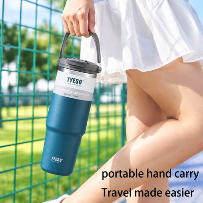 TYESO Coffee Cup Thermos Bottle Stainless Steel Vacuum Thermal Insulated Mug Cold And Hot Travel Mug Vacuum Flask Water Bottle