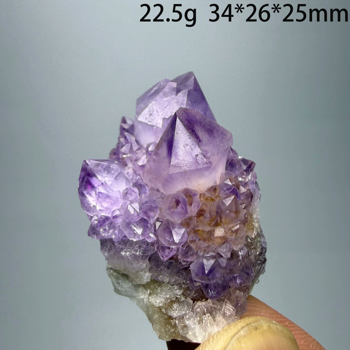 Natural Brazilian Amethyst Cactus Crystal Cluster Purple Quartz Mineral Specimen Home Decoration Healing Crystal Gift A3-1-2