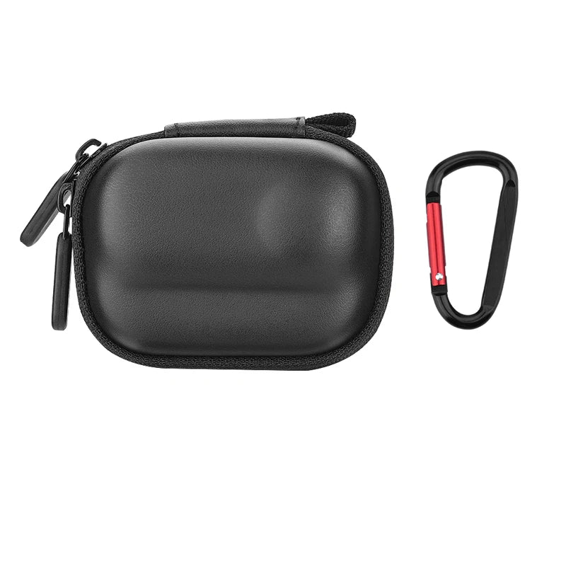 BRDRC Mini Storage Bag for Insta360 GO 3/GO 3S Small Carrying Case Travel Portable Bag with Carabiner Action Camera Accessory