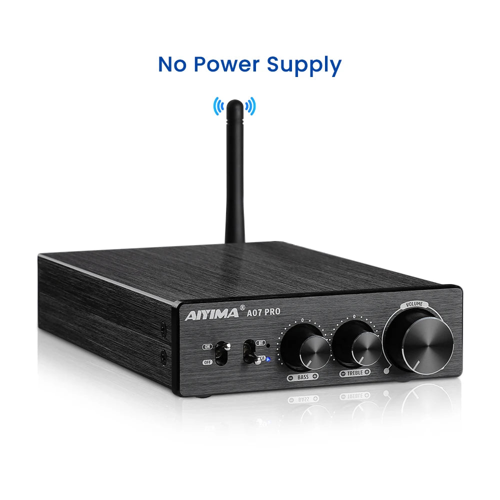 AIYIMA A07 PRO TPA3255 Bluetooth Power Amplifier Audio Amplifier 2.0 Stereo Speaker Amplifiers HiFi Amplificador Amp 300Wx2