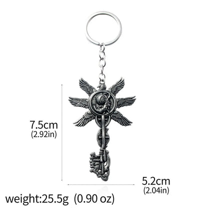 Game Resident Evil Raccoon City Badge Keychain STARS Brooch 1969 Police Badge Pin Hat Lapel Clothing Accessories Souvenir Badge