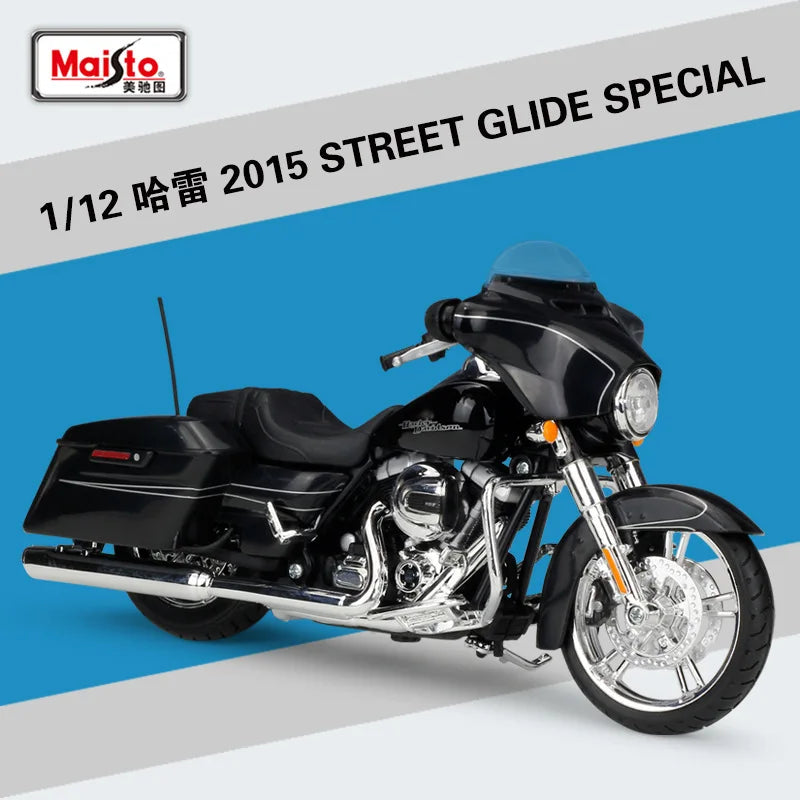 Maisto 1:12 Harley-Davidson 2015 Street Glide Special Alloy Motorcycle Model Diecast Classic Motorcycle Model Collectible Gifts