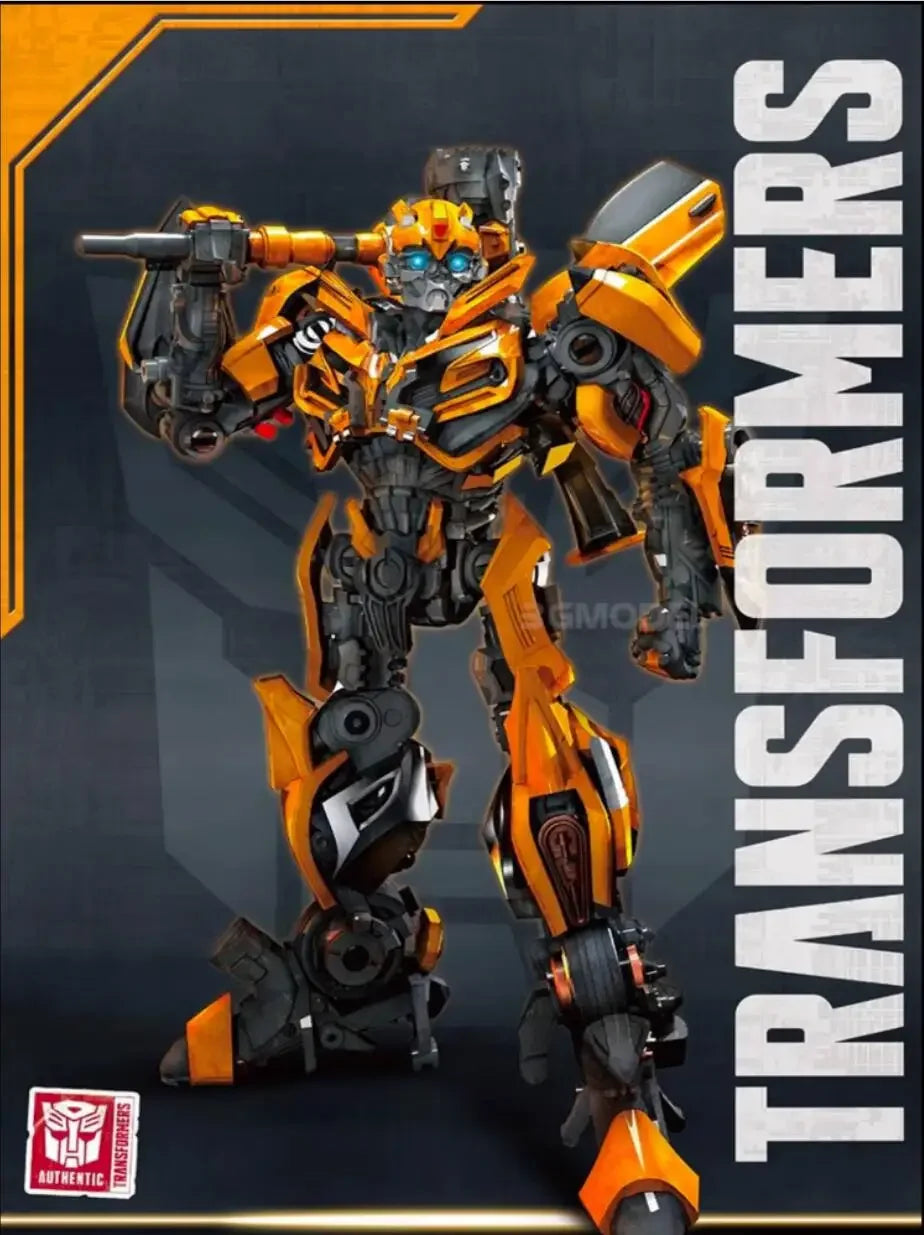 Trumpeter Transformer Bumblebee from The Last Knight Bumblebee Movie (3.5" Pre-Painted Snap) Model Kit (TSM-8105)