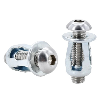 M4 M5 M6 Petal Rivet Nuts Carbon Steel Molly Jack Nut License Plate Fixing Metal Panel Clamp Lock Rivnut Screw Nut Kit Nutsert