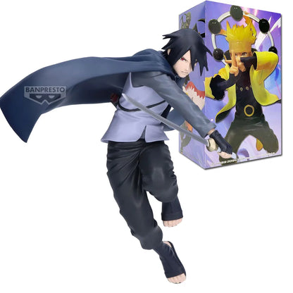 New Naruto Boruto Anime Figure Next Generations Vibration Stars Uchihasasuke-II Action Figure Dolls Decorations PVC Toy Gift