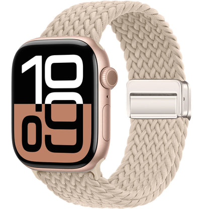 Braided Band For Apple Watch Strap 44mm 40mm 45mm 46mm 49mm 41mm 38 Magnetic Nylon Bracelet iWatch series se 7 6 8 9 10 Ultra 2