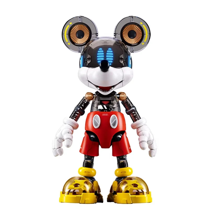 Cyber Mickey Mouse Donald Duck Bricks Assembly Toy Cartoon Anime Action Figure Doll Model Desktop Ornaments Birthday Gifts Toy
