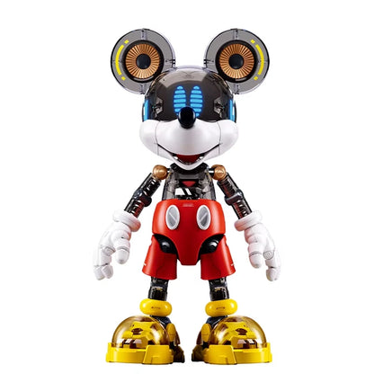Cyber Mickey Mouse Donald Duck Bricks Assembly Toy Cartoon Anime Action Figure Doll Model Desktop Ornaments Birthday Gifts Toy