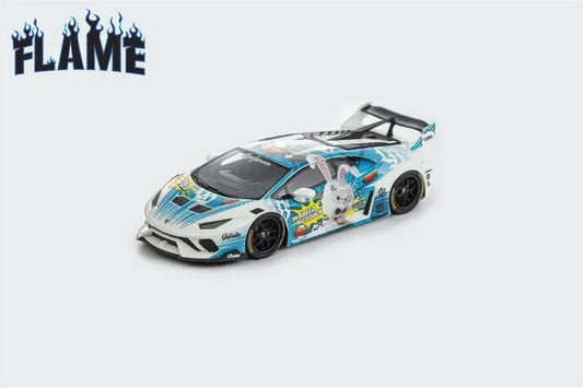 Flame 1:64 LB Huracan GT LP610 LB-Silhouette Works 458 GT Resin Model Car