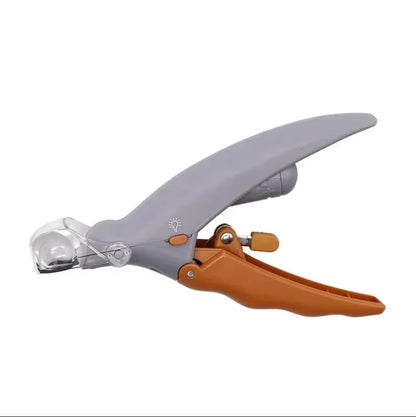 Professional Pet Nail Clipper With LED Light Safety Guard Cat Dog Toenail Scissors Trimmer Grooming Tool For Small Pets