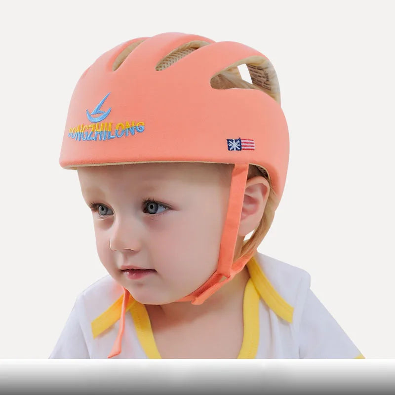 Baby Helmet Cap Newborn 6 18 Month Toddler Kids Adjustable Anti-impact Helmet Safety Baby Crawling Walking Head Protection Cap