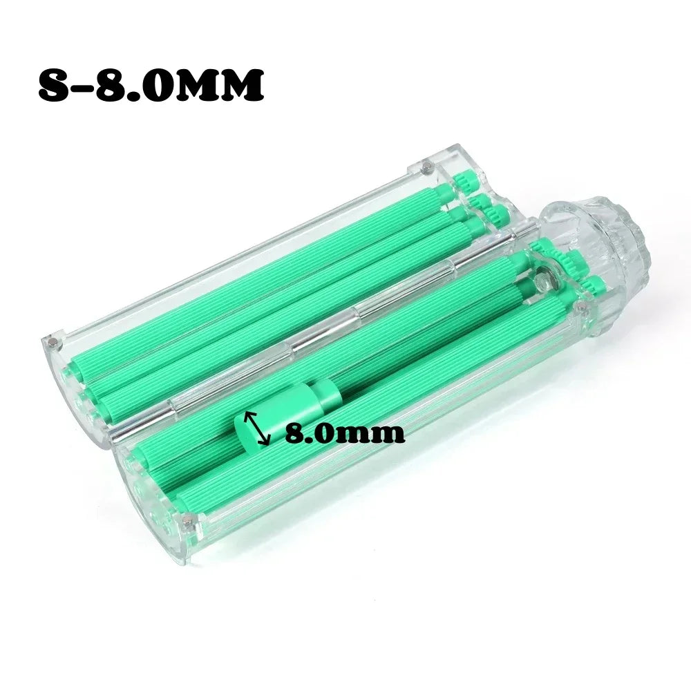 8mm 12.5mm caliber Cigarette Tobacco Herb Roller Cone Rolling Machine Manual Tobacco Filling Maker Household Smoking Accessories