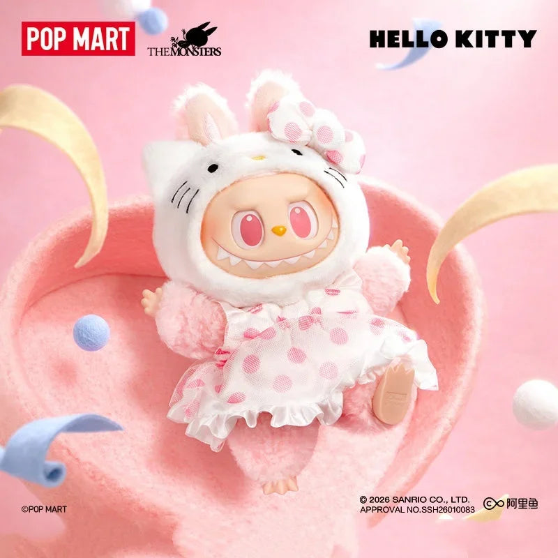 POP MART LABUBU THE MONSTERS SANRIO CHARACTERS Series Surprise Unbox Mystery Bag Cute Plushie Character Collectible Present Gift