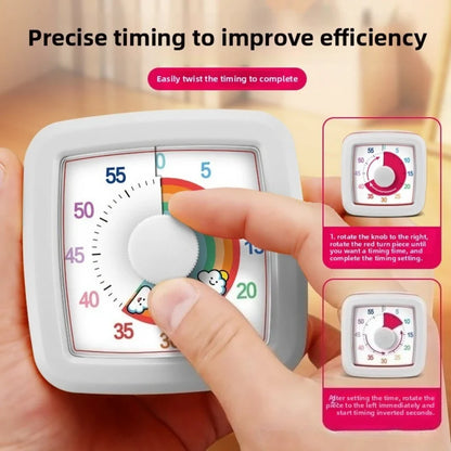 Hot-selling Visual Timer 60 Minutes Countdown Suitable for Children and Adults Silent Classroom Timer for Home and School Clock