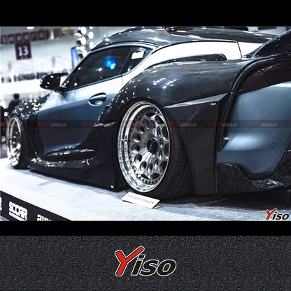 Suitable for SUPRA Carbon Top A90 Roof Cover YISO Carbon Fiber Roof Modified Encirclement Carbon Fiber SUPRA A90 Widebody Kit