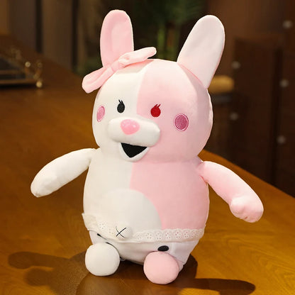 Danganronpa V3 Monokuma Plush Toy Kawaii Stuffed Anime Cute Black and White Bear Doll Monomi Plushies Pillow Christmas Gift